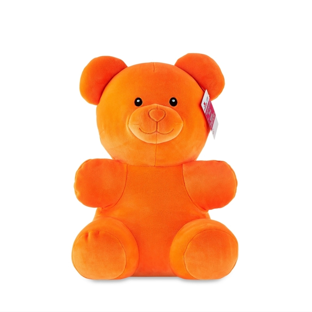 ORANGE Gummy Bear Squish Plush 16" TikTok Viral Valentine's Gift Soft Walmart